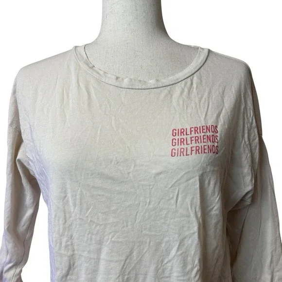 Mate the Label Tee Size Small Boatneck Top 100% Organic Cotton "Girlfriends" - Picture 6 of 14